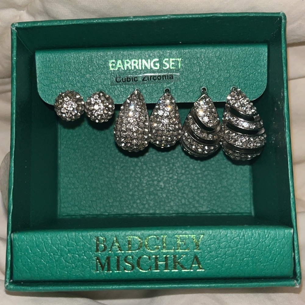 Badgley Mischka earrings